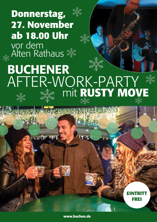 Buchener Weihnachtsmarkt - After-Work-Party mit 
