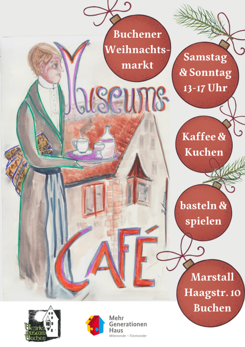 Museumscafé zum Buchener Weihnachtsmarkt