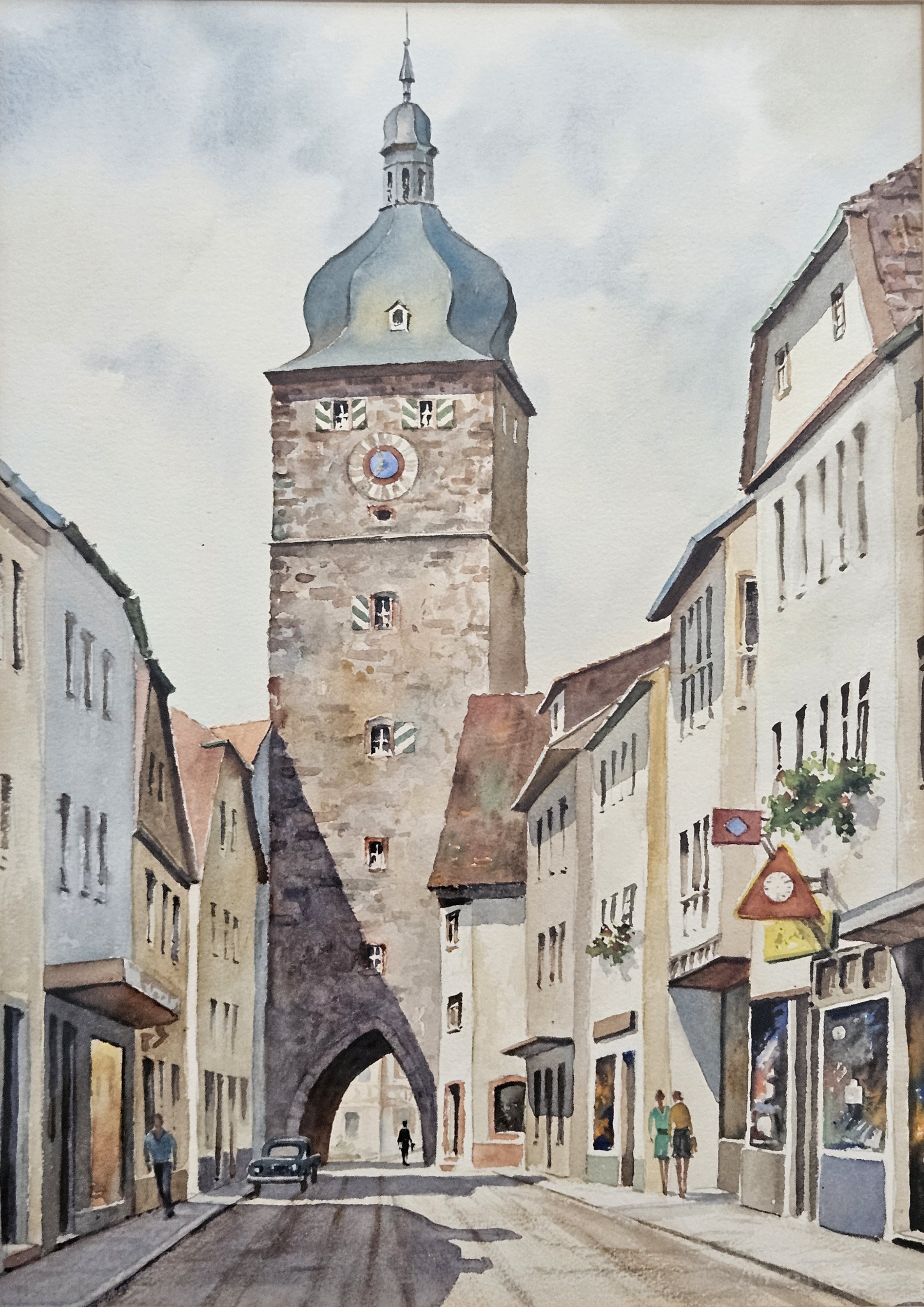 Tschamber - Marktstra&szlig;e (Foto: Stadtarchiv Buchen)